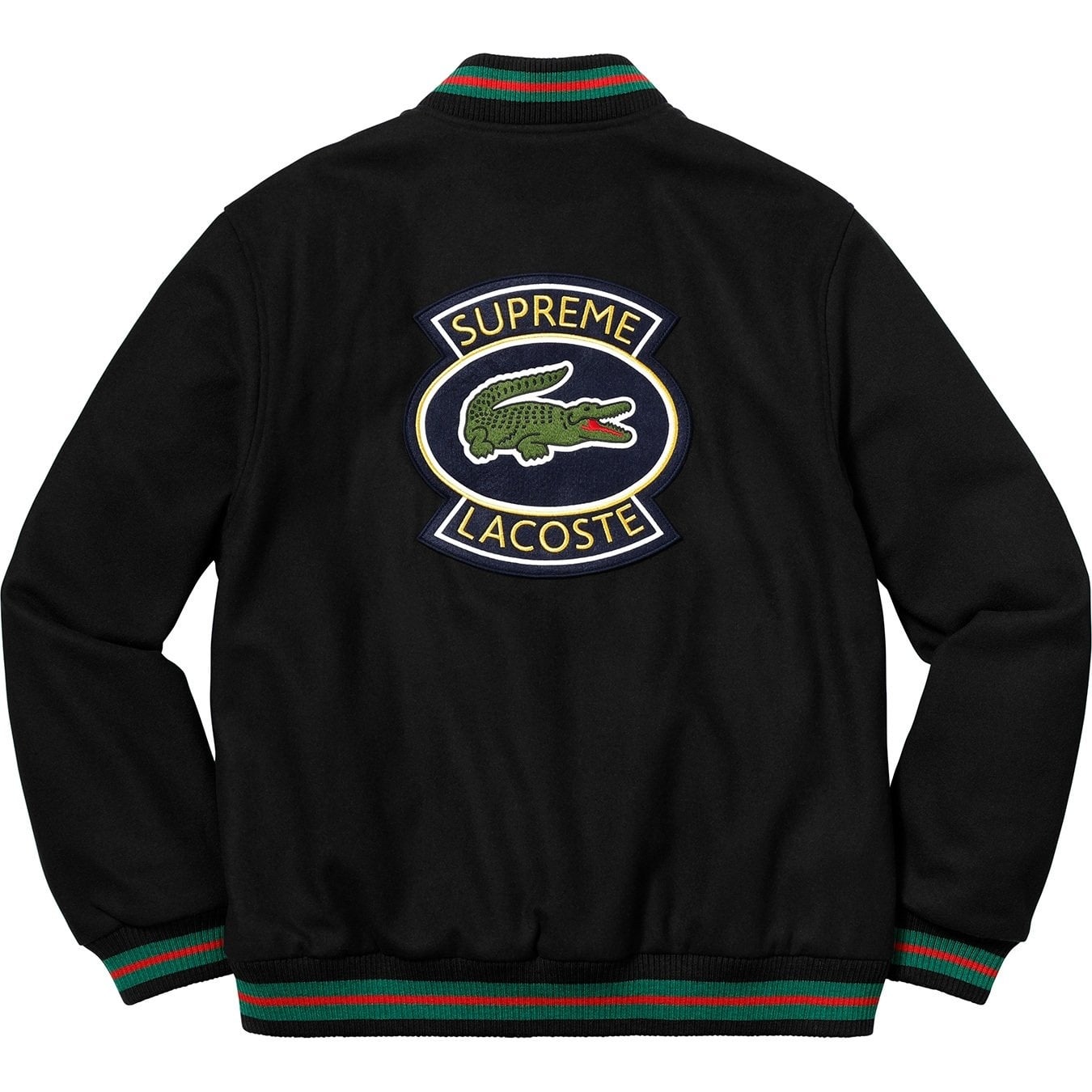 Supreme®/LACOSTE Wool Varsity Jacket view 4
